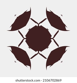 vector illustrations, beautiful simple and unique motifs, for decoration or others can also