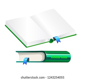 Vector illustrations of books