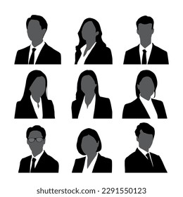 Ilustraciones vectoriales de una persona de negocios.