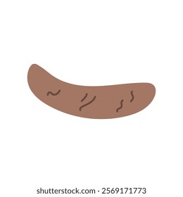 Vector illustrations of cat, dog, and human feces in various shapes and consistencies.