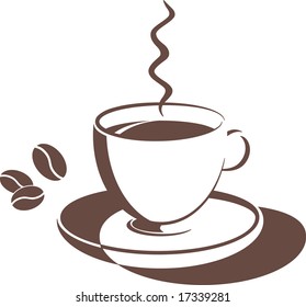 vector illustrations - coffee cup