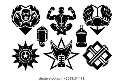 Vector illustrations a collection of symbolic designs