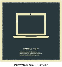 vector illustrations of computer