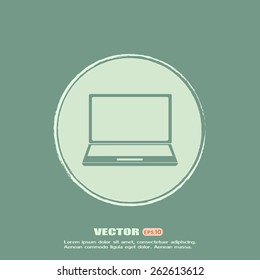 vector illustrations of computer