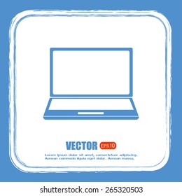 vector illustrations of computer