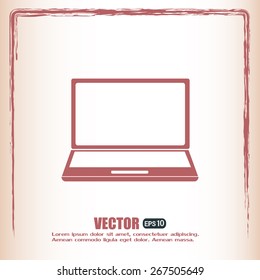 vector illustrations of computer