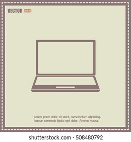 vector illustrations of computer