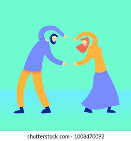 vector illustrations of a couple dancing together with cartoon style . For your Avatar ,Website Banner ,poster ,magazine ,comic ,novel poster ,Animation ,Motion Graphic etc.