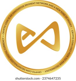 Vector illustrations of cryptocurrencies. axie infinity-axs cryptocurrency logo. 3d illustrations.