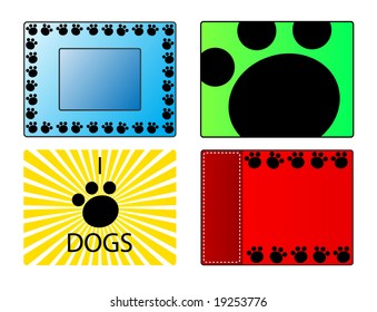 Vector Illustrations with different designs for Cards / Covers