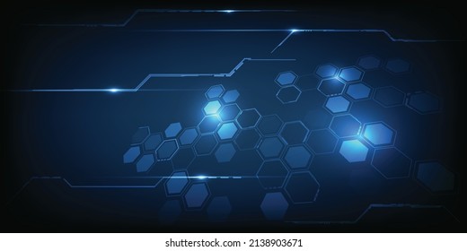 Vector illustrations of digital vision hi-tech communication and innovation technology for advertising and game artwork.Future technology design concepts.