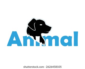 Ilustrações vetoriais do logotipo do cão, animal linhas arte canário logotipo símbolo do vetor ícone do símbolo ilustração gráfica, arte da linha minimalista logotipo design ícone do vetor, Pet care logo design. Cuidados com os animais