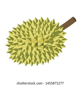 vector illustrations of durian fruit icons.