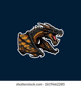 Vector Illustrations eagle esport logo