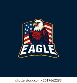 Vector Illustrations eagle esport logo