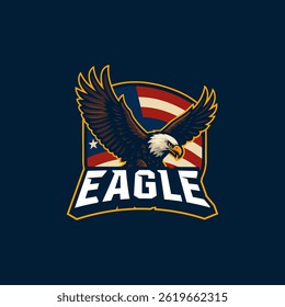 Vector Illustrations eagle esport logo