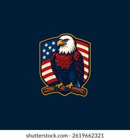 Vector Illustrations eagle esport logo