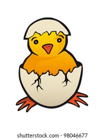 Vector illustrations Egg Chicken
