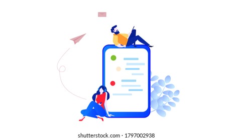 Vector illustrations, financial transactions, non-cash payment transactions. The Pos terminal and the payment system, monetary currency, the concept of payment NFC-vector