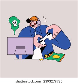 Vector Illustrations Finn Character Flat Style