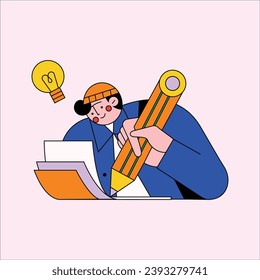 Vector Illustrations Finn Character Flat Style