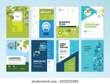 Vector illustrations for flyer layout, marketing material, annual report cover,Brochure cover design and flyer layout templates