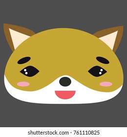 Vector illustrations Fox cute cartoon
