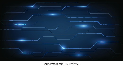 Vector illustrations of futuristic digital element grid line and circuit for digital advertising background and game artwork.Digital innovation and technology concepts. 