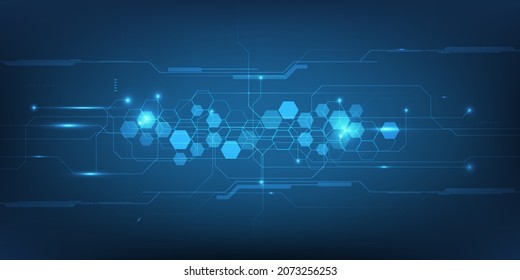 Vector illustrations of futuristic digital technology artwork for background and wallpapers.
