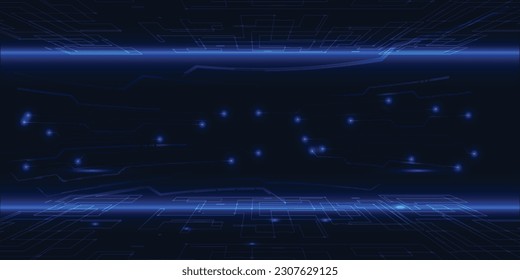Vector illustrations of futuristic digital technology and digital communications for hi-tech advertising and game artwork.