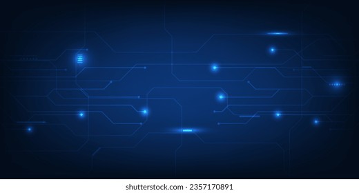 Vector illustrations of futuristic digital technology and digital communications for hi-tech advertising and game artwork.