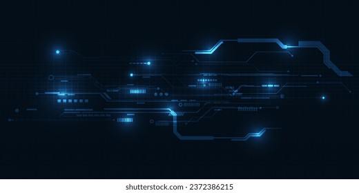 Vector illustrations of futuristic digital technology and digital communications for hi-tech advertising and game artwork.