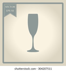 vector illustrations glasses of champagne