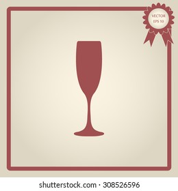 vector illustrations glasses of champagne