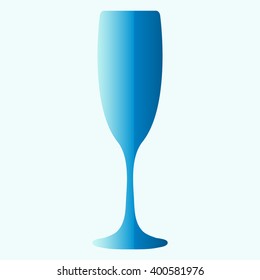 vector illustrations glasses of champagne