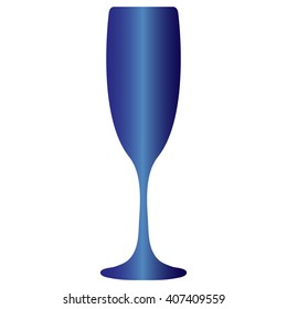vector illustrations glasses of champagne