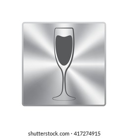 vector illustrations glasses of champagne