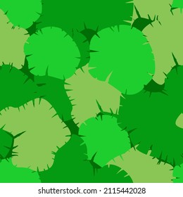 Vector illustrations of green grass spots pattern seamless