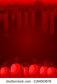 Vector illustrations Halloween bat grave party fixes every point.