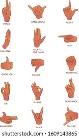 Gestures Hands Meaning Images, Stock Photos & Vectors | Shutterstock