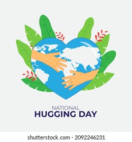 vector illustrations for hugging day