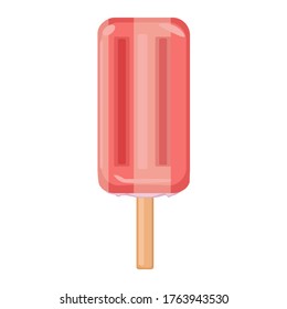 vector illustrations with ice cream. Cartoon style. Can be used for icons or stickers. summer dessert.