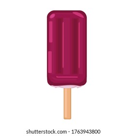 vector illustrations with ice cream. Cartoon style. Can be used for icons or stickers. summer dessert.