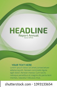 Vector illustrations, modern brochures, annual reports and abstract flyers with white background and gradation.