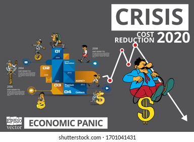 Imágenes vectoriales de gráficos de información modernos. Uso en sitios web, informes corporativos o presentaciones