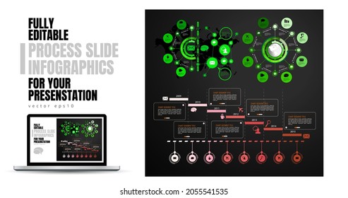 Vector illustrations of modern info graphics. Use in website, corporate report or presentation
