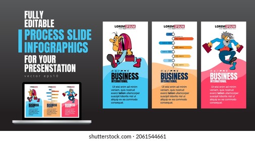 Vector illustrations of modern info graphics. Use in website, corporate report or presentation