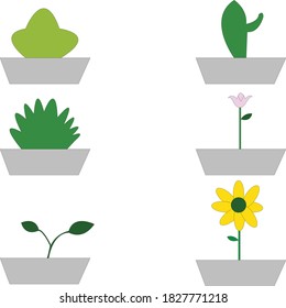 Vector illustrations of nature including animals flowers mountains rocks and various images have been prepared as a set as follows Please choose to watch
