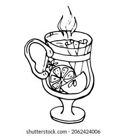 Vector illustrations. New Year's drawings.