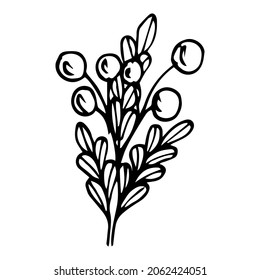 Vector illustrations. New Year's drawings.